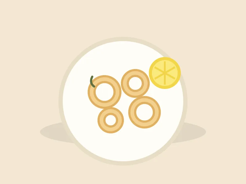 Fried calamari